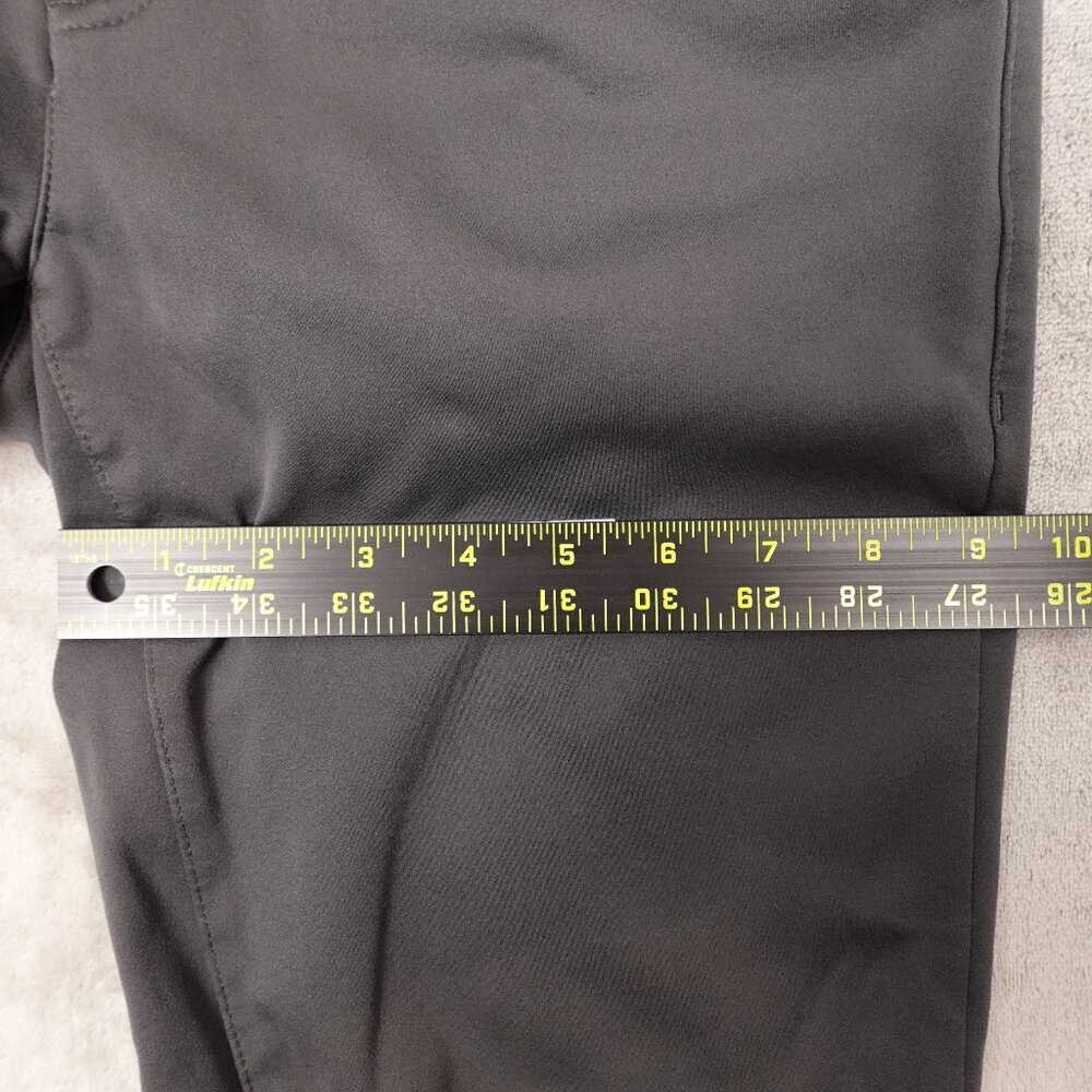 Lucy pants bootcut fleece activewear women's 2 dark gray drawstring waist - Picture 6 of 11